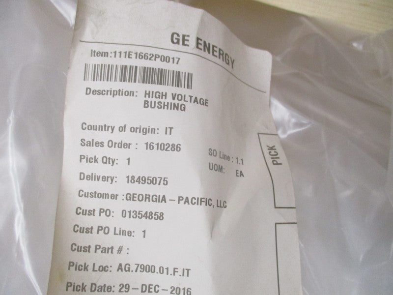 GENERAL ELECTRIC 111E1662P0017 NSMP