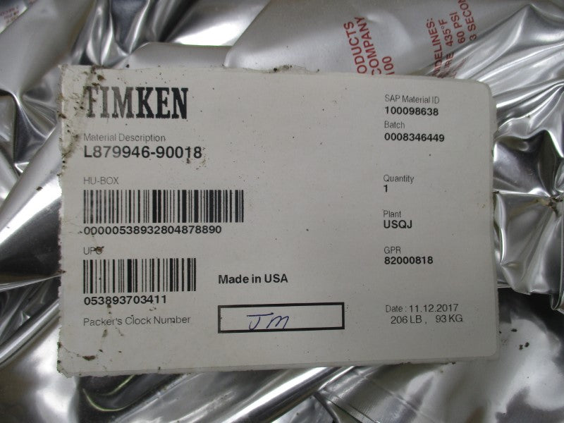 TIMKEN L879946-90018 NSMP