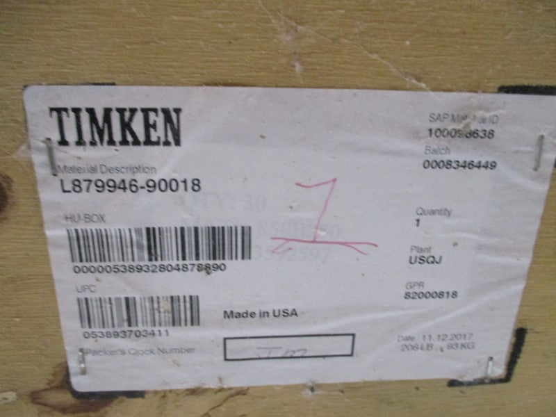 TIMKEN L879946-90018 NSMP