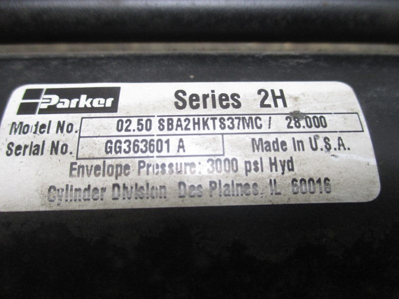 PARKER 02.50SBA2HKTS37MC/28.000 SER. 2H 3000PSI NSNP