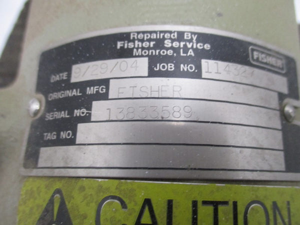 FISHER V5001052 1052 3" SIZE 40 0-18PSI UNMP