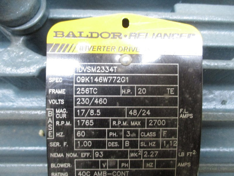 BALDOR IDVSM2334T 230/460V 48/24A NSMP