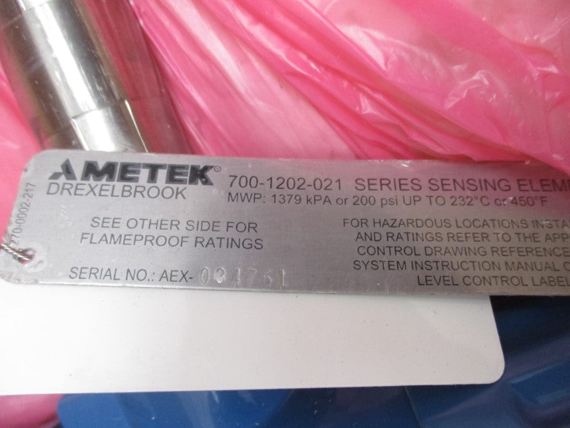 AMETEK 700-1202-021 19-250VAC 200PSI NSMP