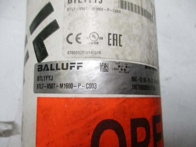 BALLUFF BTL1YYJ BTL7-V50T-M1600-P-C003 10-30V NSMP