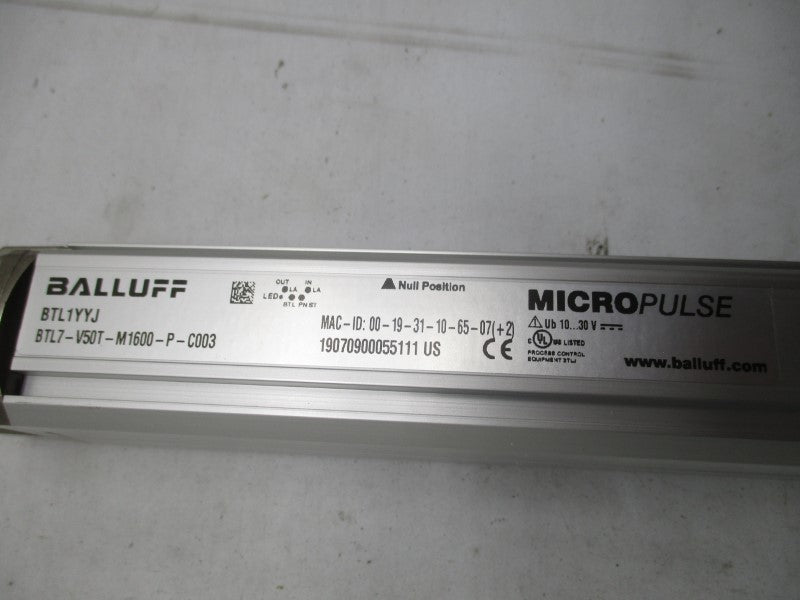 BALLUFF BTL1YYJ BTL7-V50T-M1600-P-C003 10-30V NSMP
