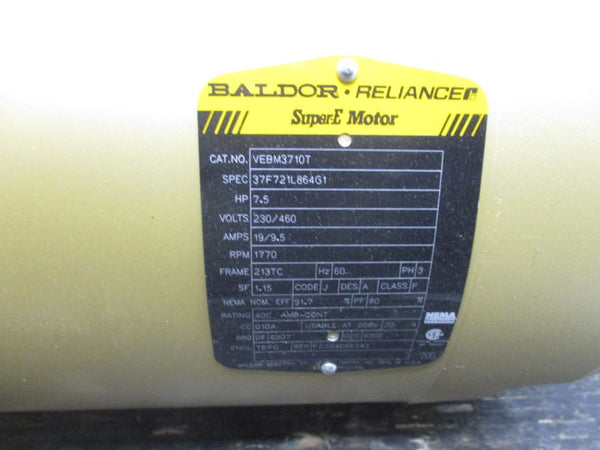 BALDOR VEBM3710T WITH BRAKE  230/460V 19/9.5A NSNP