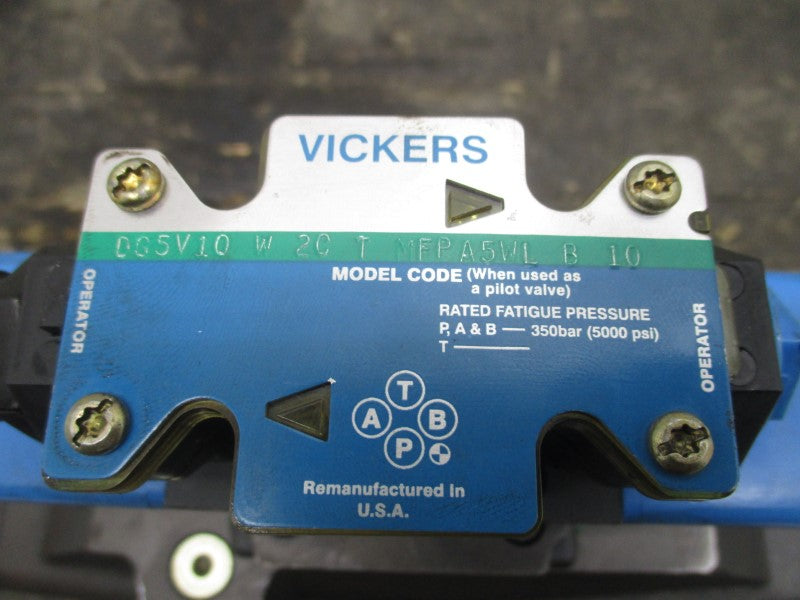 VICKERS DG5V10W2CTMFPA5WLB10 110/120V .48/.46A 5000PSI NSNP