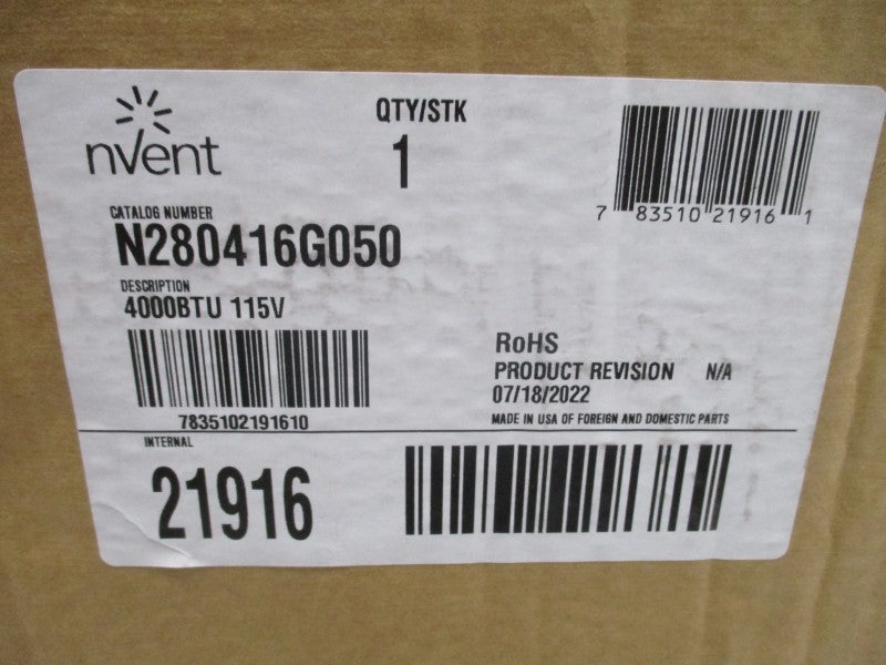 NVENT N280416G050 110/115V 10.1/11.2A 150-350PSI NSMP