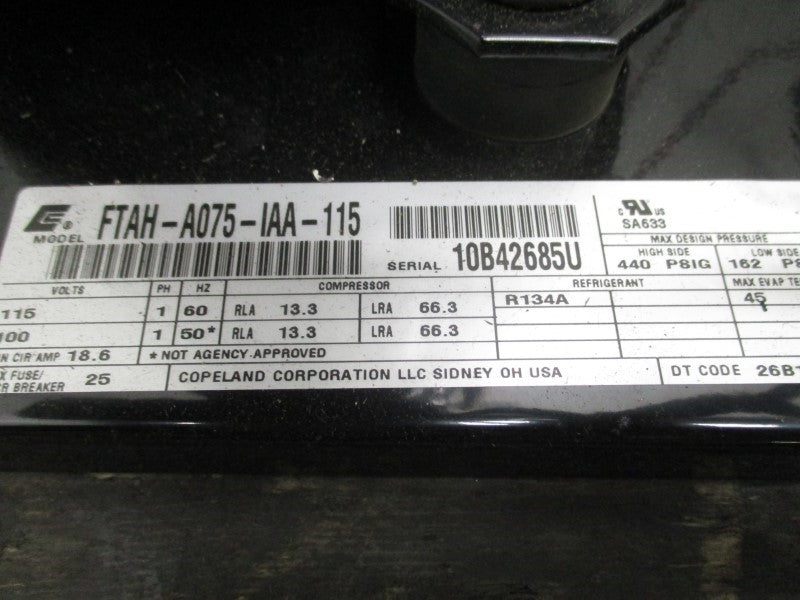 COPELAND FTAH-A075-IAA-115 115/100V 13.3A 162-440PSI NSNP