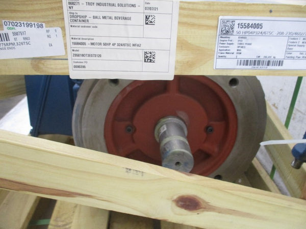 WEG Z050180T3E073120 50 HP  326TSC  230/460V 117/58.5A NSMP