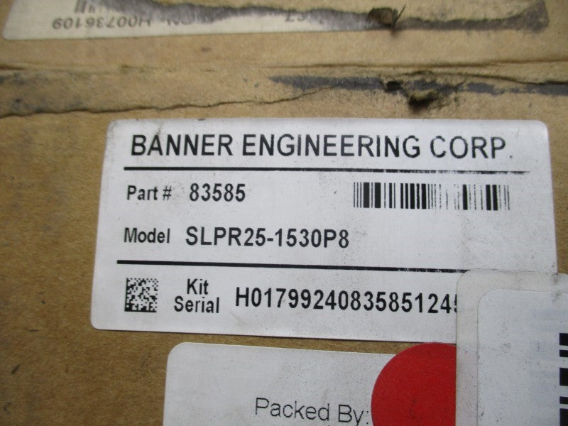 BANNER ENGINEERING SLPR25-1530P8 83585 24VDC 0.150A NSMP