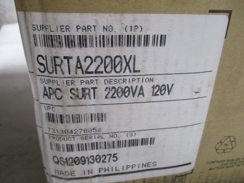 APC SURTA2200XL 120V NSMP