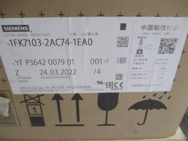 SIEMENS 1FK7103-2AC74-1EA0 NSFS