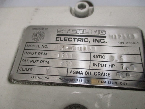 STERLING ELECTRIC HEL-GM1159 HEL-GM1502 230/460V 18.2/9.1A NSNP