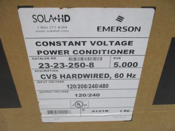 EMERSON 23-23-250-8 120/208/240/480 58.0/31.5/29.0/14.2 NSMP