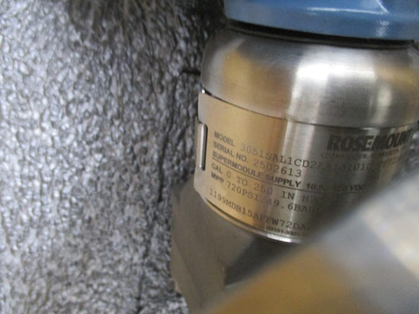 ROSEMOUNT 3051SAL1CD2AA1A1010DFF72DA00M5 10.5-42.4VDC NSMP