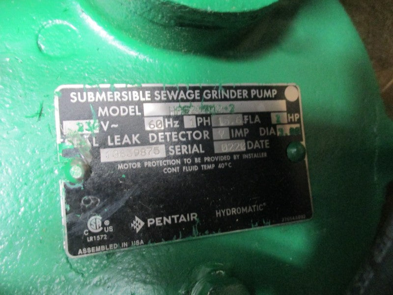 PENTAIR HPG200M2-2 230V 15.6A NSMP