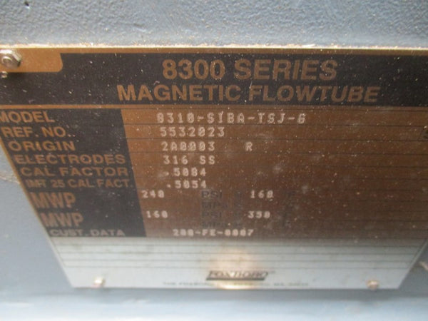 FOXBORO 8310-SIBA-TSJ-G SER. 8300 240PSI NSMP