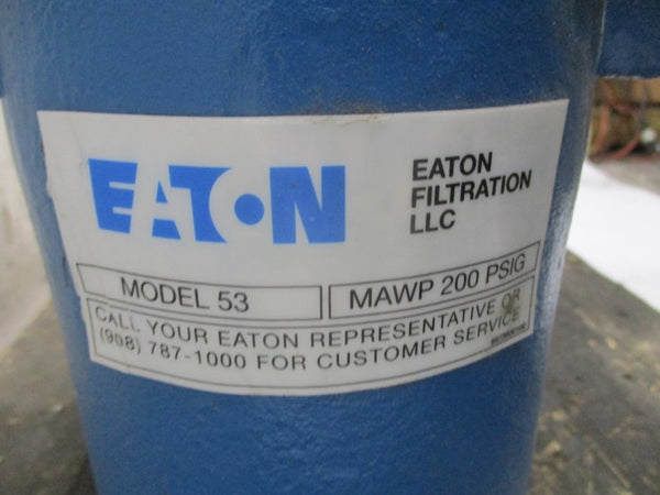 EATON MODEL 53 DUPLEX STRAINER 200PSI NSNP