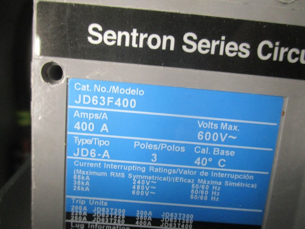 SIEMENS SLJC304000G 600V 400A NSNP