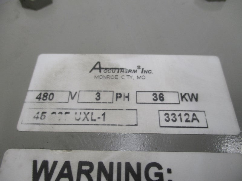ACCUTHERM 45-935-UXL-1 480V 3312A UNMP