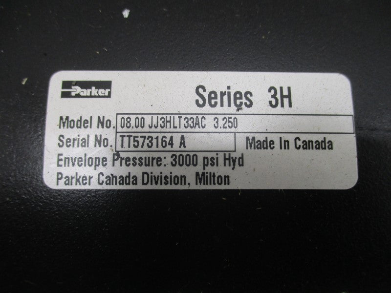 PARKER 08.00JJ3HLT33AC3.250 SER. 3H 3000PSI NSNP