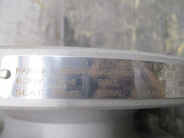 JFLOW CONTORLS BALL VALVE NPS 6X4 9633XRGMGF1-600 NSNP