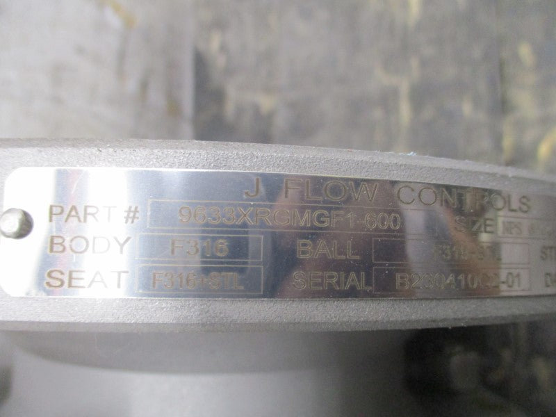 JFLOW CONTORLS BALL VALVE NPS 6X4 9633XRGMGF1-600 NSNP