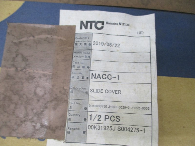 KOMATSU 9U69030750J-05-0029-2J-052-0053 NSMP