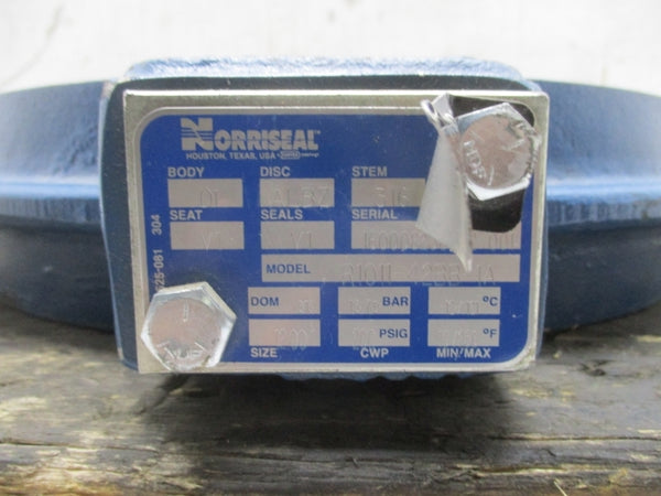 NORRISEAL R1011-42BB-1A 200PSI 12" BUTTERFLY VALVE NSNP