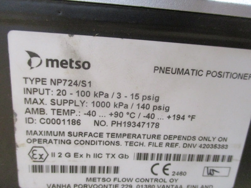 METSO RECA04C33STY WITH NP724/S1 5500B1CU9/35L 123PSI NSNP