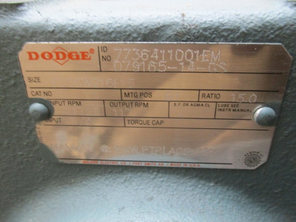 DODGE 079165-14-GS 6P56H3883 RPM 1725 208-230/460V 3.2-3/1.5A NSMP