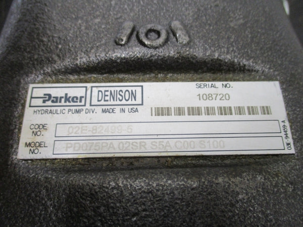 PARKER PD075PA02SRS5AC00S100 NSNP