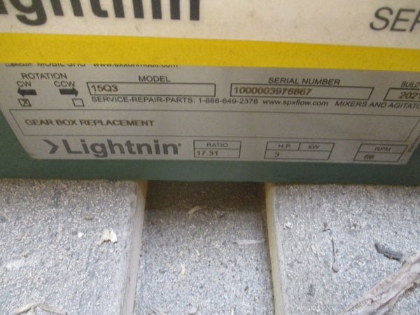 SPX LIGHTNIN 15Q3 NSMP