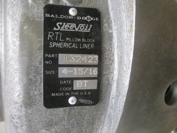 BALDOR 132423 SLV RTL LINER ASSEMBL 4 15/16 NSMP