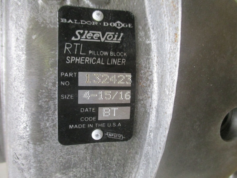 BALDOR 132423 SLV RTL LINER ASSEMBL 4 15/16 NSMP