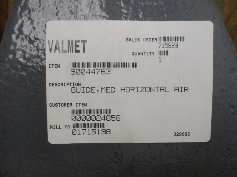 VALMET HORIZONTAL AIR GUIDE 90044763 NSMP
