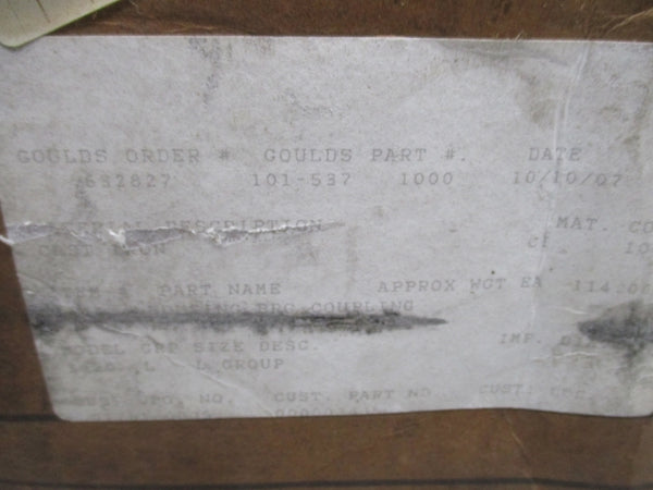GOULDS 101-537-1000 COUPLING NSMP