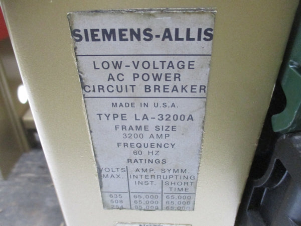 SIEMENS A-3200A 635V 3200A UNMP