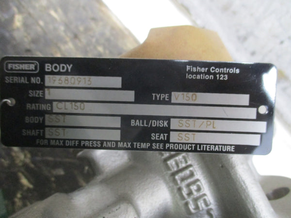 FISHER V150 1" WITH 2052 ACTUALTOR SST  NSNP