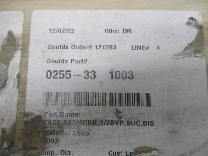 GOULDS CASING 3175 8X10, 8X14-14 NSMP