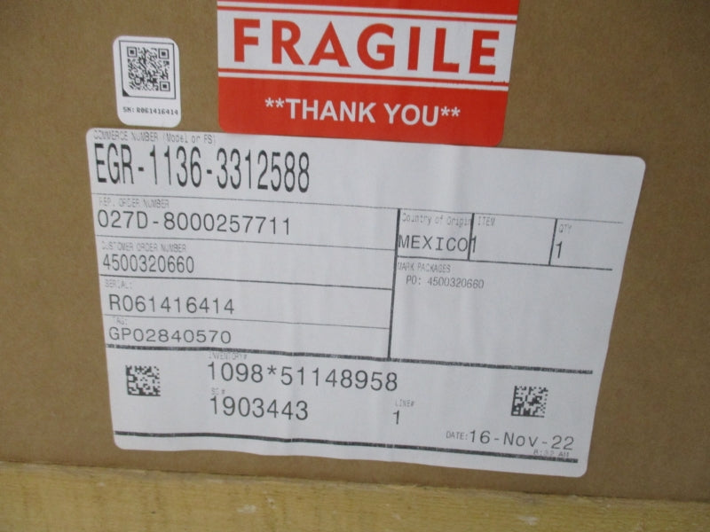 FISHER EGR-1136-3312588 NSFS