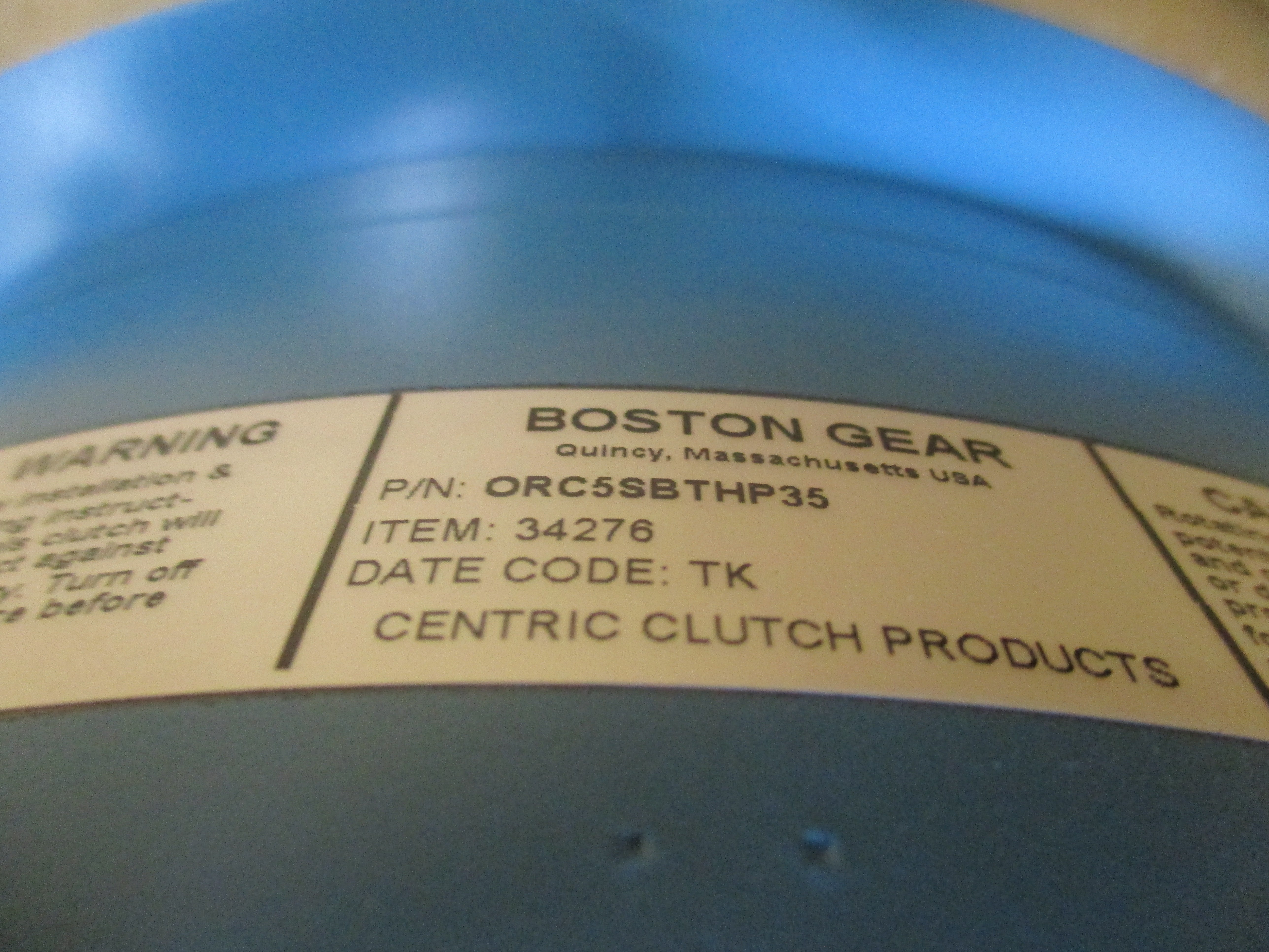 BOSTON GEAR ORC5SBTHP35 34276 NSMP