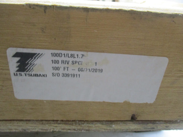 TSUBAKI 100D1/L8L1.75 100' NSMP