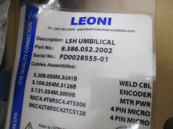 LEONI FRAS550-175210-175210-A  UMBILICAL 8.586.052.2002 NSMP