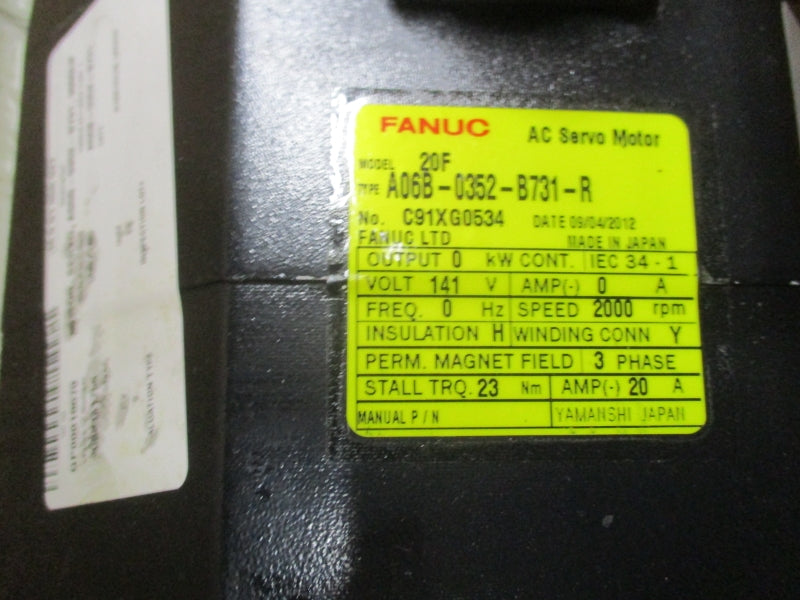 FANUC A06B-0352-B731R 141V 20A NSMP