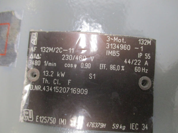 BECKER AF132M/2C-11 230/460V 44/22A (AS PICTURED) NSNP