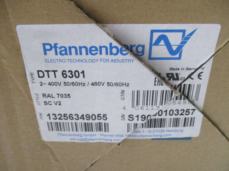 PFANNENBERG DTT6301 13256349055 400V/460V NSFS