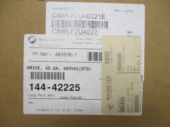 YASKAWA CIMR-F7U4022 380-480V 50A NSMP