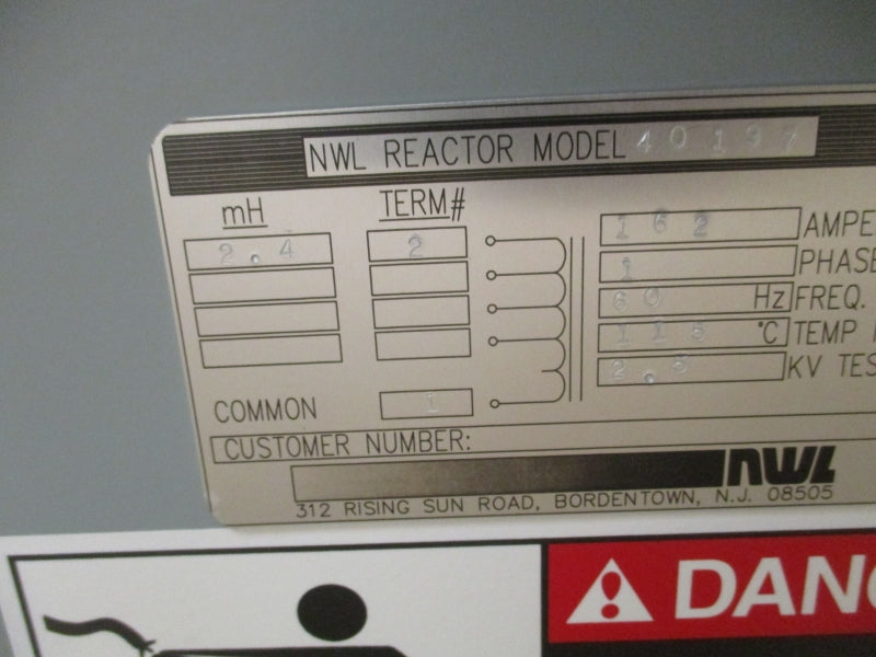 NWL 40197 162A 2.5 kv NSMP